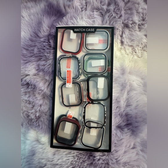 Protective iPhone Watch 10, 42 mm Case Set Multiple colors and prints pack of 14 - Picture 1 of 2